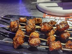 烤猪颈肉-烤匠麻辣烤鱼(青羊万达店)