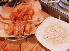 炸鸡翅一半一半-富乐满韩国正宗炸鸡韩国料理(虹泉路店)