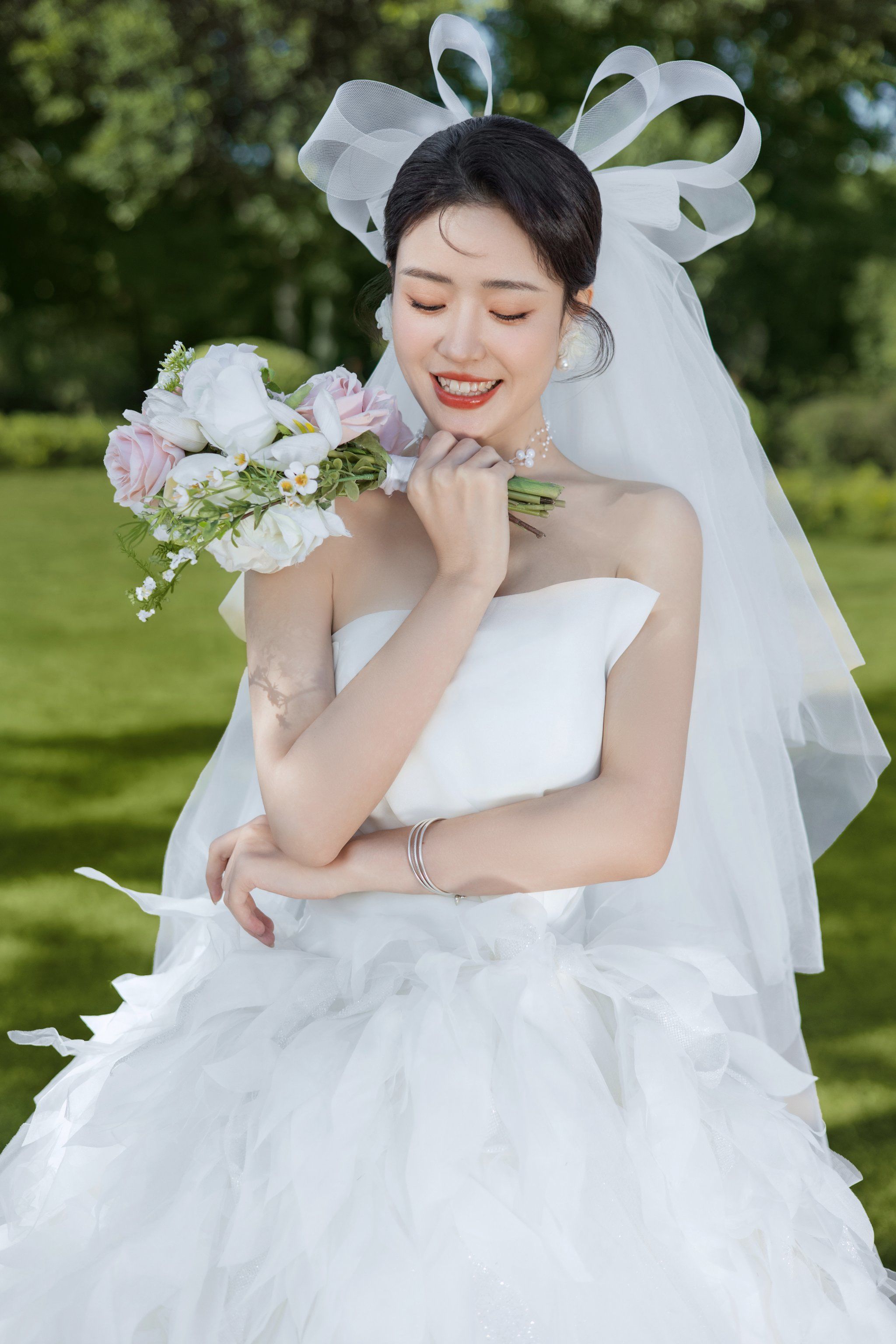小清新森系婚纱照