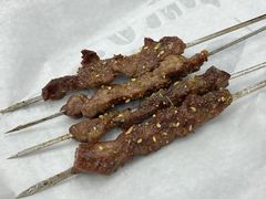 香辣牛肉串-87号烧烤海鲜·大排档(金沙滩店)