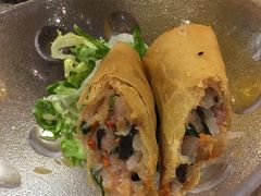 鲜虾鸡丝炸春卷-利雅园酒家(大沙地店)