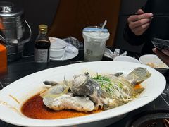 清蒸青斑鱼-鑫悦楼煎蟹·16年海鲜大排档