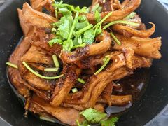 捞汁素牛肉-天天向上素食餐厅(五台山店)