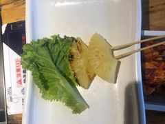 烤菠萝-悦屋老板娘的烤肉店(紫薇田园店)