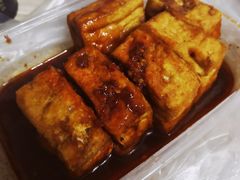 甜辣味儿的臭豆腐-彭浦小玲炸鸡腿(延长路上海大学店)