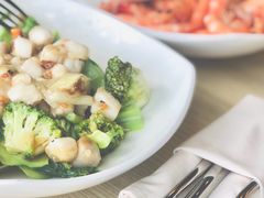 扇贝炒西兰花-Isla Sugbu Seafood City