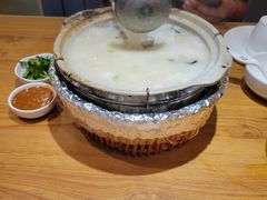 干贝排骨粥-粤仔湾砂锅粥(广益哥伦布店)