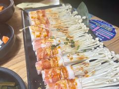 金针菇五花肉-九田家黑牛烤肉料理(新光汇店)