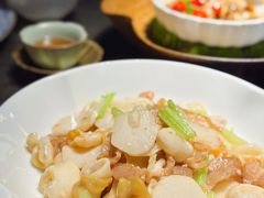 潮州老菜脯干炒鲍鱼片-晶采轩(万象天地店)