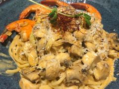 意面蘑菇虾仁意面-BE BRIGHT KITCHEN(正佳广场店)
