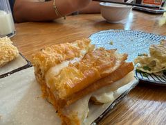 油条包麻糍（肉松色拉）-花悦豆香