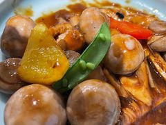 鲜口蘑烧芦笋-北平盛世·新京菜·北京烤鸭(劲松·双井店)