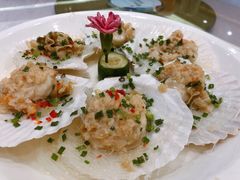蒜蓉粉丝蒸扇贝-金八仙酒店