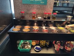 自助调料区-淘米捞·米汤脆鲩鱼火锅(福田皇岗店)