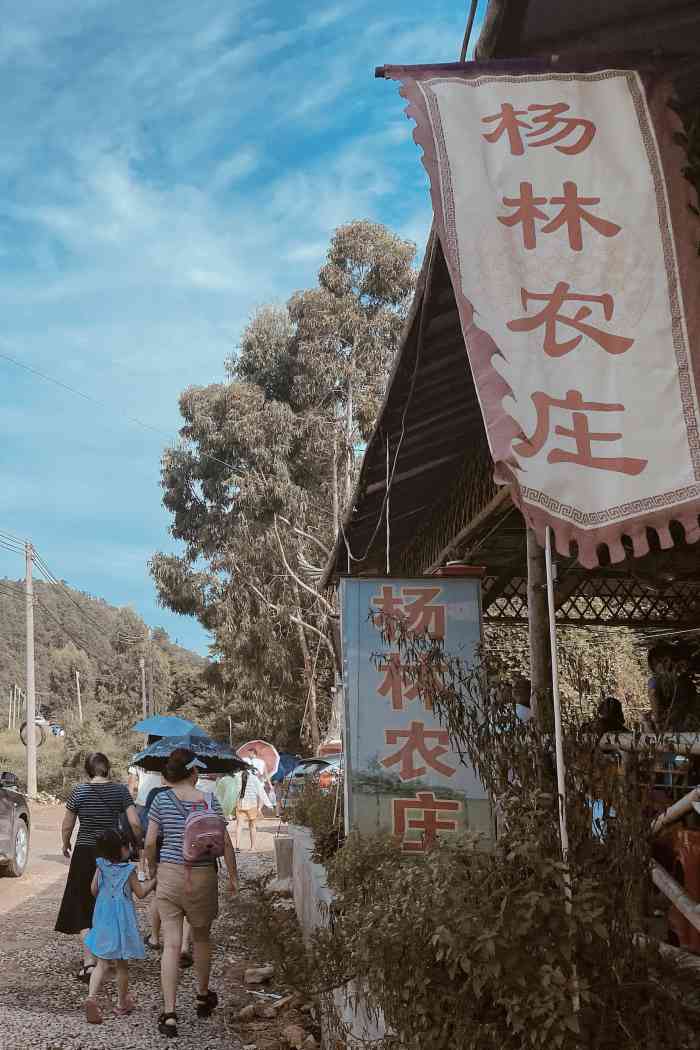 吃飯的人很多,農莊的服務,飯店的消費.