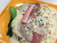 培根芝士火腿捞丁加蟹柳-華歡冰室-WahFoon(吉大店)