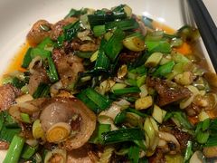 蒜苔回锅肉-柴门头啖汤·经典川菜·慢火汤品(锦城万达店)