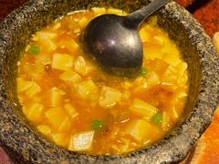 石锅鸡汤豆腐-绿茶餐厅(华联万柳店)