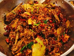 主打的干锅鸭头-安诚居干锅鸭头(八角店)