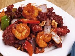 椒香虾仁爆鸡球-陈傻子餐厅(世纪都会店)
