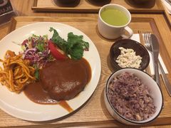 汉堡肉套餐-Café & Meal MUJI(北京坊店)