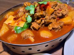 大盘鸡自带皮带面-贯贯吉·清真餐厅(浙江中路店)