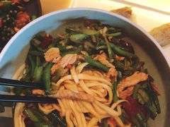 豆角丝炒肉拌转百刀-日上三甘(三里屯店)