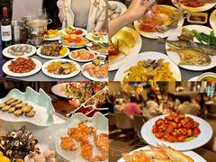 -广州万富希尔顿酒店·感趣自助餐厅·金秋蟹宴生蚝海鲜刺身烧烤