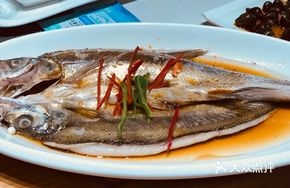 Steamed Wild White Fish with Cantonese Style