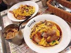 虾仁叉烧双拼滑蛋饭-旺记冰室(九龙中心大厦店)