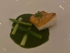 法国银鳕鱼白芦笋翡翠奶油汁-Jean Georges