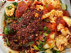 油泼面-手擀菠菜面(西康路店)