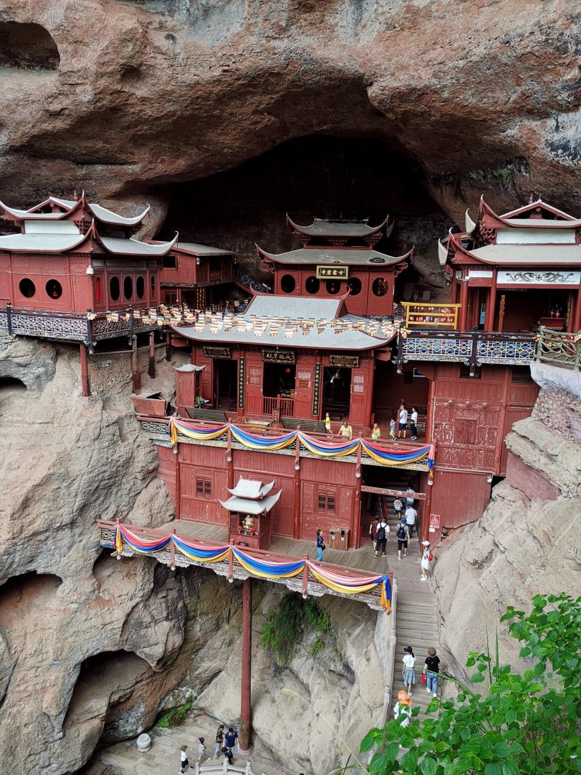 泰宁大金湖景区甘露寺,斜线天,猫儿山,平湖卧佛