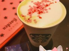 樱花草莓茶拿铁-星巴克(南京商厦店)