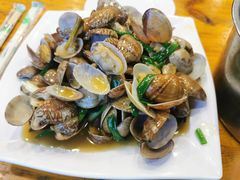姜葱炒花蛤-京朋串屋·烧烤(望京西路总店)