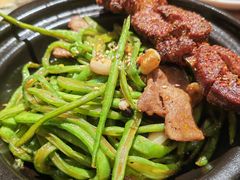 干锅辣炒刀豆丝-贯贯吉·清真餐厅(浙江中路店)