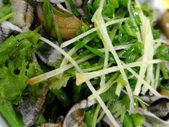 青芥辣香芹芫茜葱捞起鳝片-众源美食(光复阁店)