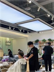 点击看大图 -可大男士理发馆