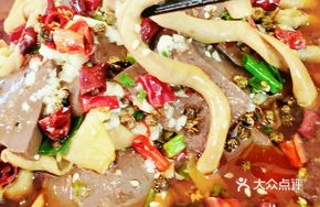 Hot Pot Duck Intestine and Blood Sausage