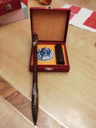 -天禧专业理胎发纪念品乐园·婴儿宝宝理发剃胎毛胎头胎毛笔定制店