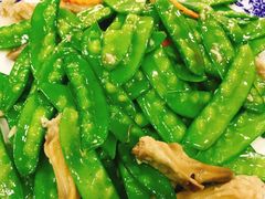荷兰豆炒鸭舌-广迎居老正兴菜馆
