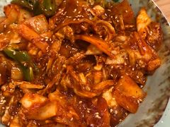 泡菜炒鱿鱼-쌍화점 霜花店·朝鲜族料理(徐家汇店)