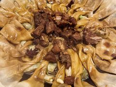 排骨豆角粘卷子-钰田大院·怀柔地道农家菜·烤虹鳟鱼(雁栖湖店)