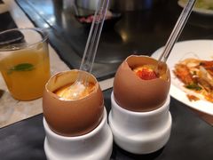 鹅肝鱼籽蒸蛋-盛焰铁板烧(王府井店)