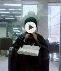 -INS羽毛接发·巴黎画染