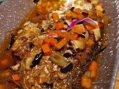 京城腊八蒜烧野生大黄鱼-顺承小院儿