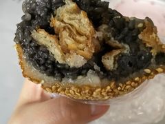 甜口麻团包蒸饭-夏记早点