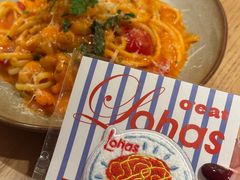 虾仁番茄意面-O'eat Blossom&Pelican(深圳首店)