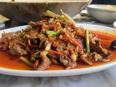 火爆猪肝-懒人盐府人家(航天桥店)