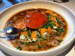 梭子蟹蒸肉饼-玫瑰厅上海菜(兴国路店)